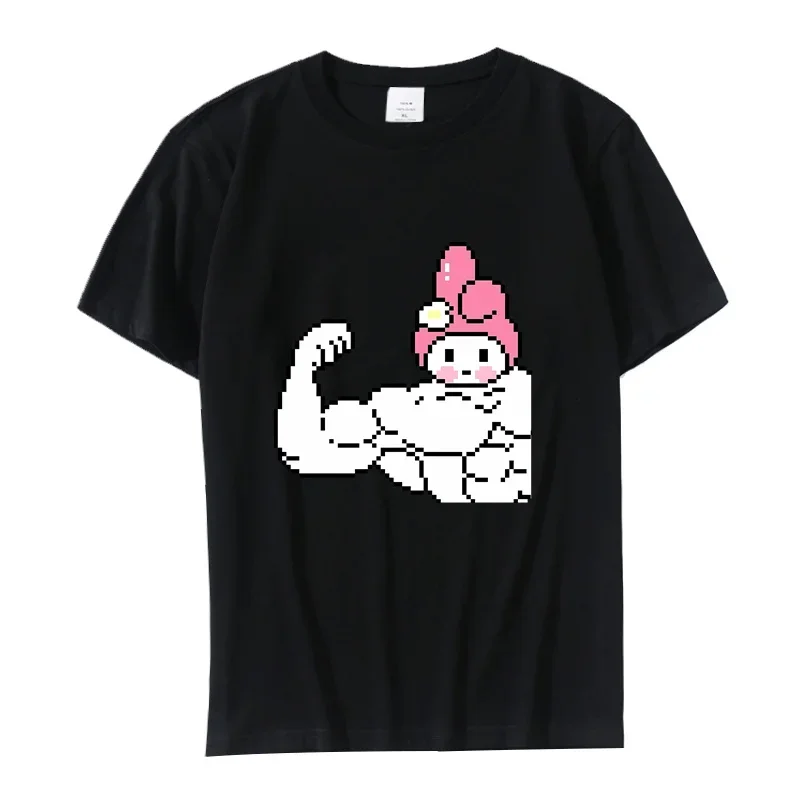 Funny Kuromi Women Short Sleeve T-Shirt Harajuku Cinnamoroll My Melody Casual Tshirts Tops O Neck Clothes Girl Gift Dropshipping