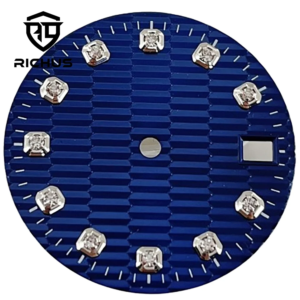 RICHUS 28.5mm 시계 다이얼 NH35 다이얼 NH34 NH35 NH36 Movemennt 시계 액세서리
