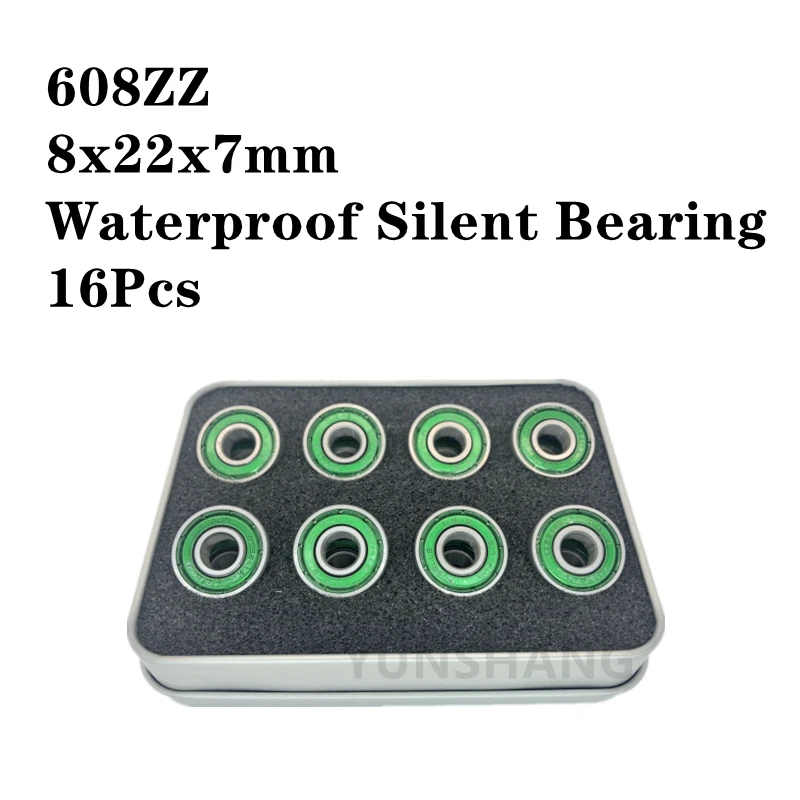 Cuscinetto 608ZZ 8x22x7mm cuscinetto silenzioso impermeabile cuscinetto resistente all'usura ad alta velocità ABEC-9 ILQ-9 cuscinetto a sfere
