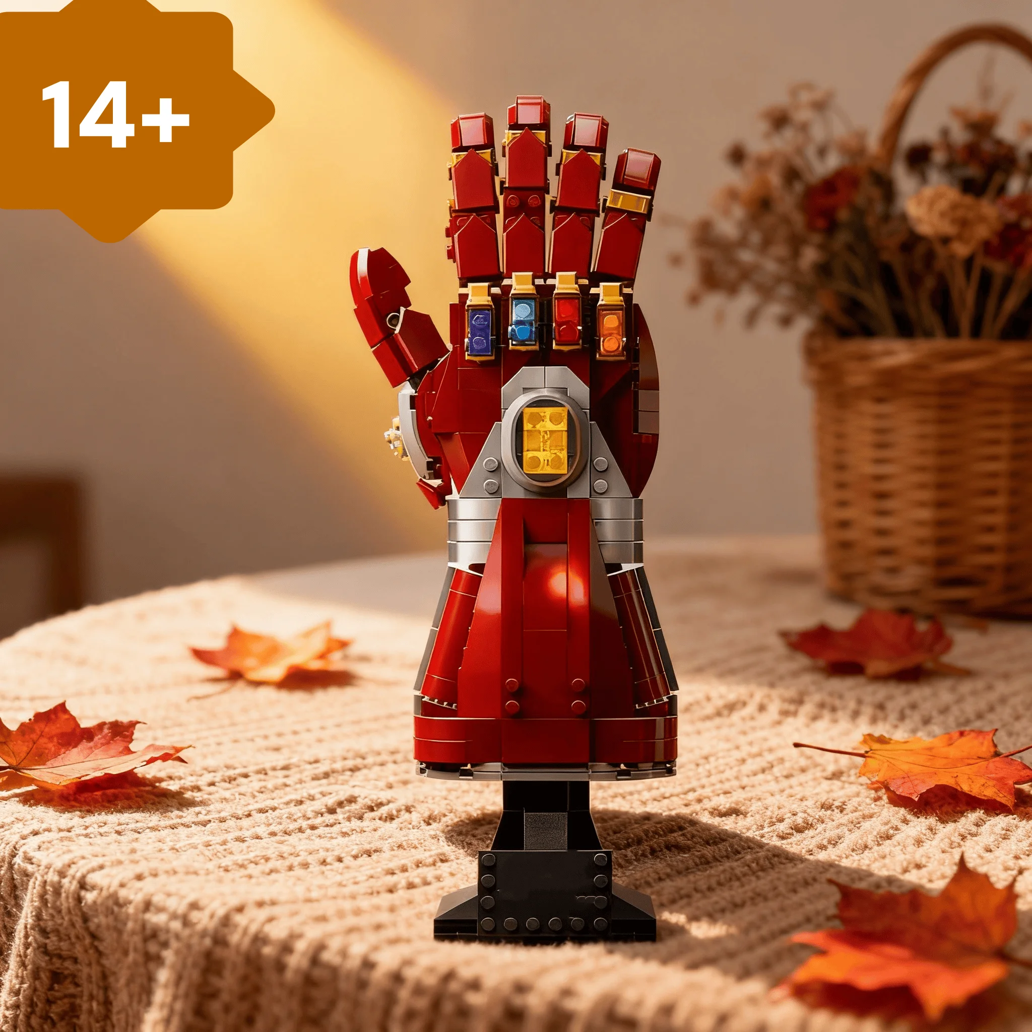 

Home decoration creativity 2026 new 675 particles MOC large and difficult red fun modular assembly building series toys adult bi