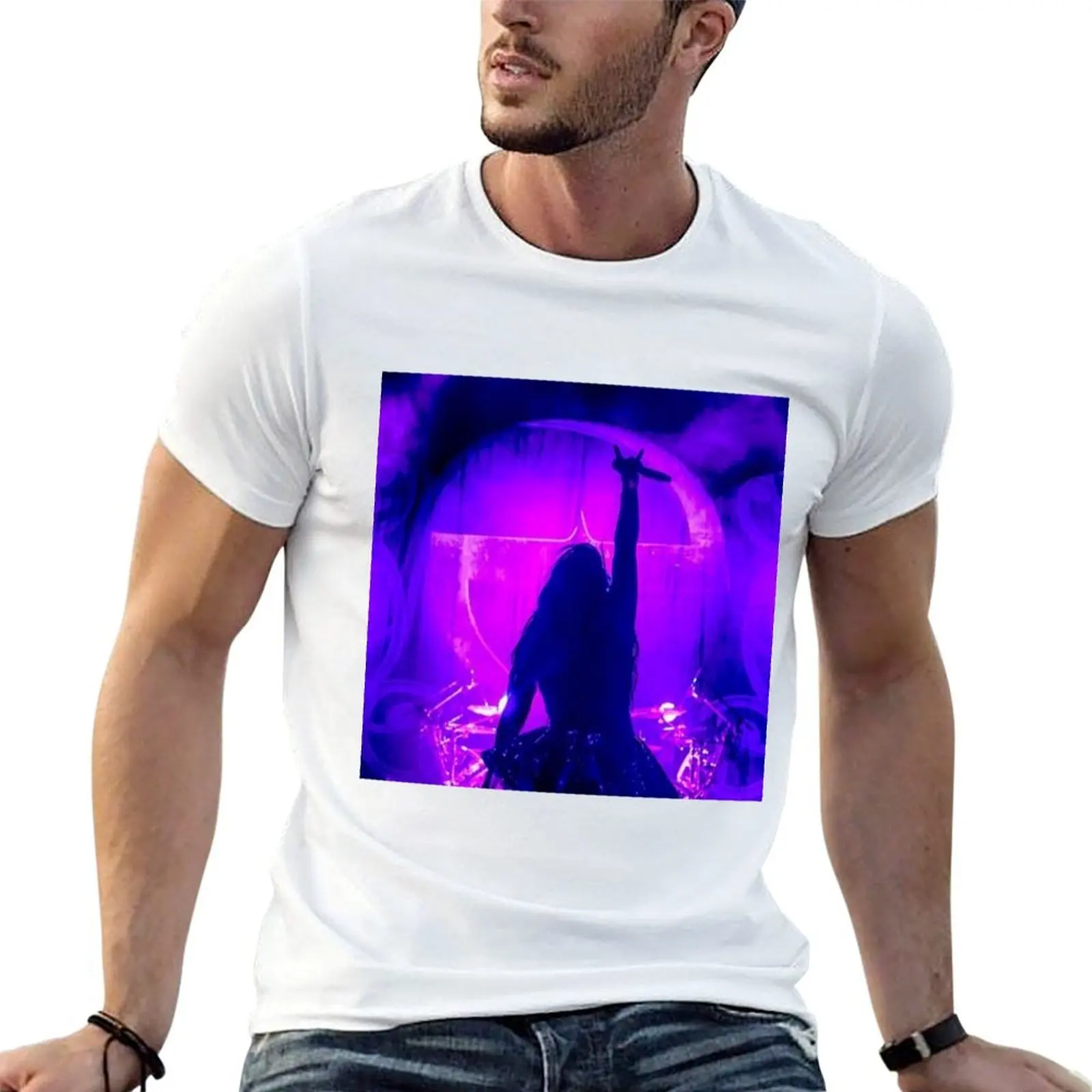 

Amy Lee Evanescence Horns T-Shirt t shirts designer funny t shirts dark humor man t shirts high quality luxury brand T-shirt