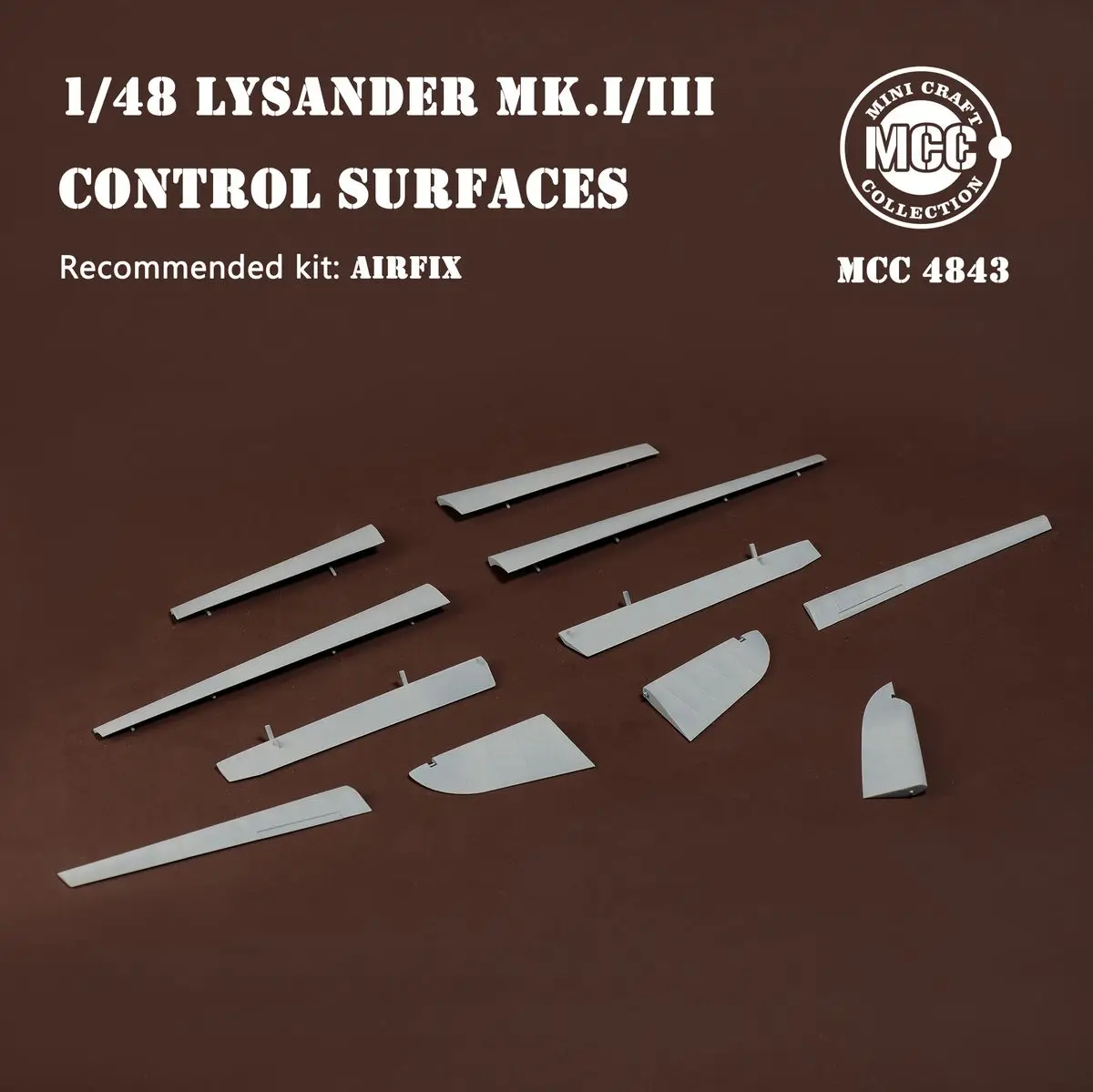 

MCC 4843 1/48 Lysander Mk.I/III Control Surfaces for Airfix - Upgrade Detail Set