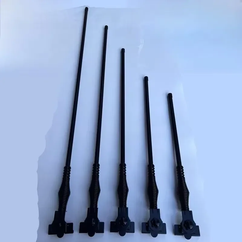 SUV Off Road Antenna Flag Pole Kit Thickened Stainless Steel Fiberglass Whip for Bull Bar Bumper 4x4 Jeep Truck Camping