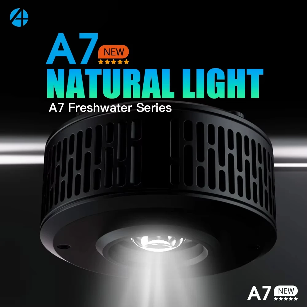 

AIPAI A7P Freshwater Nature Light 100W WiFi App Control Full Spectrum Freshwater Planted Led Light Enhancing Algae Bloom
