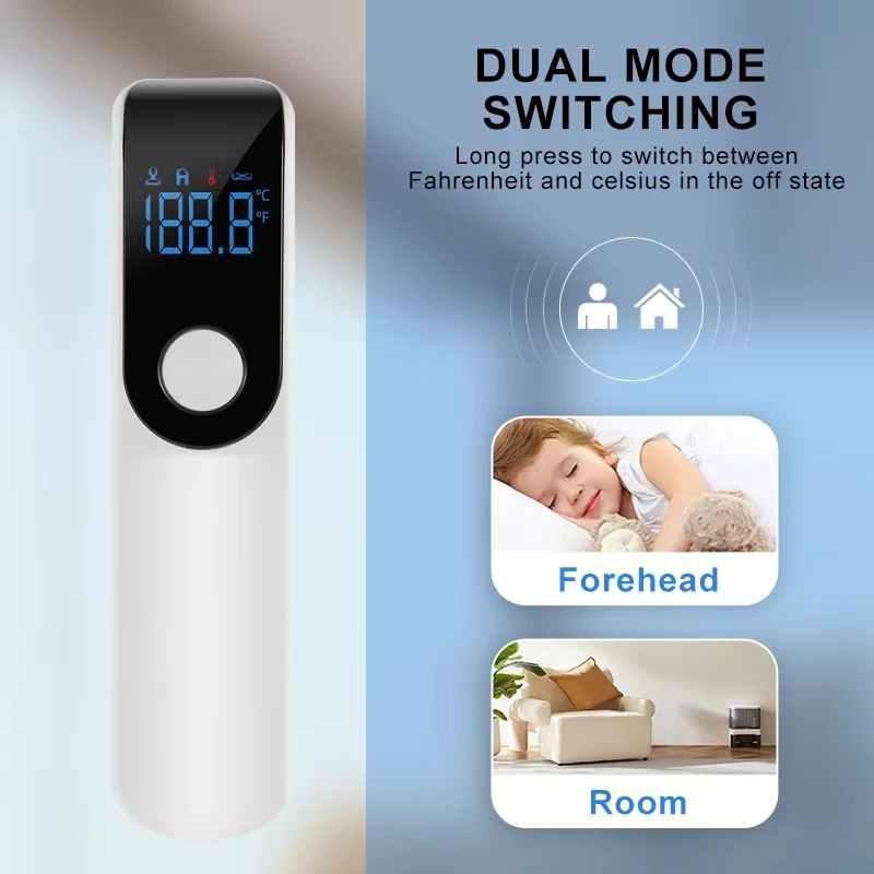 AJC Medical Temperature Infrared Thermometer Forehead Digital Non-contact LED Display Fever Measure Tool For Baby Adult