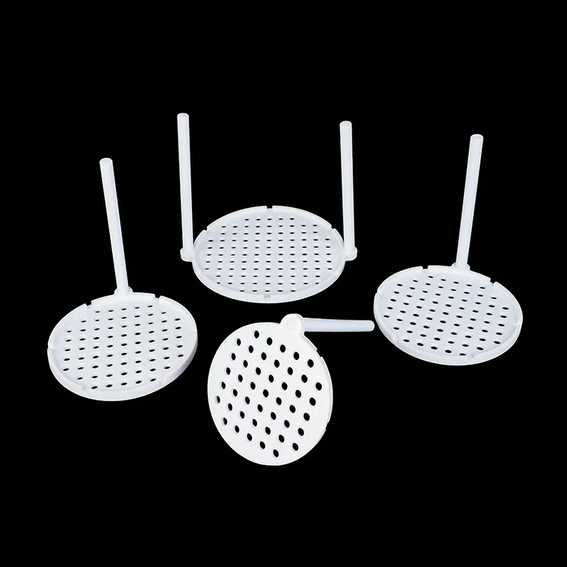 

PTFE Cleaning Basket for ITO FTO Conductive Glass and Silicon Chip Durable Frame F4 Blue