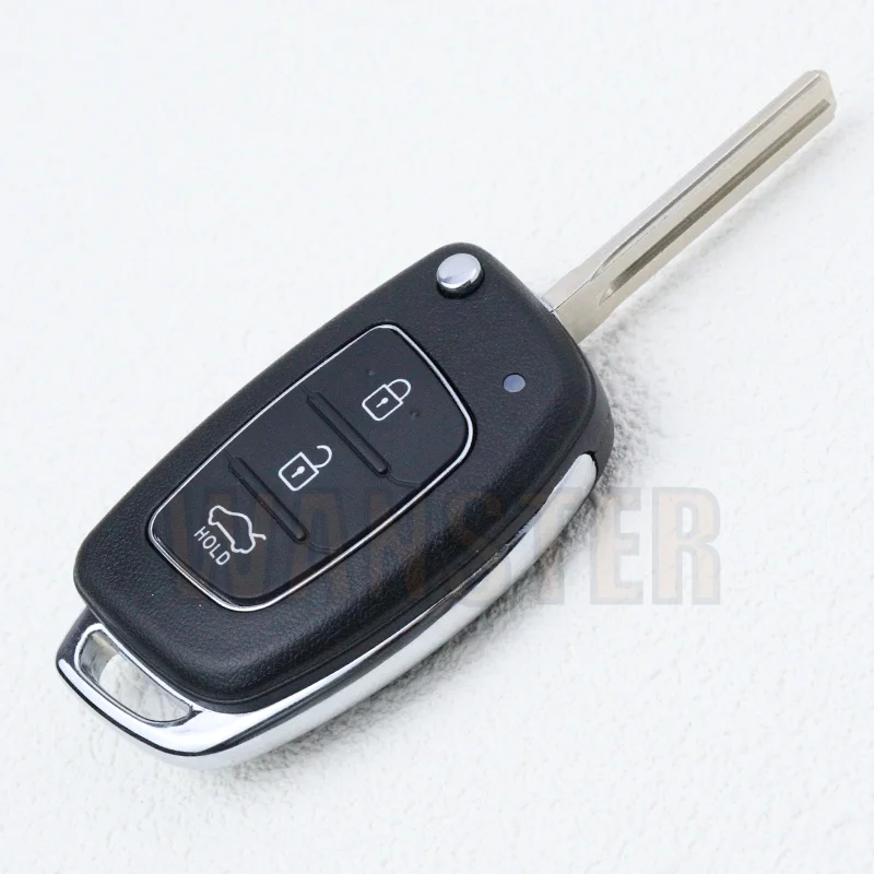 3 4 Bottons Car Key Case Fob Housing Key Shell for Hyundai IX35 I20 I45 I40 IX45 HB20 SANTA FE IX35 Tucson Solaris ELANTRA Verna