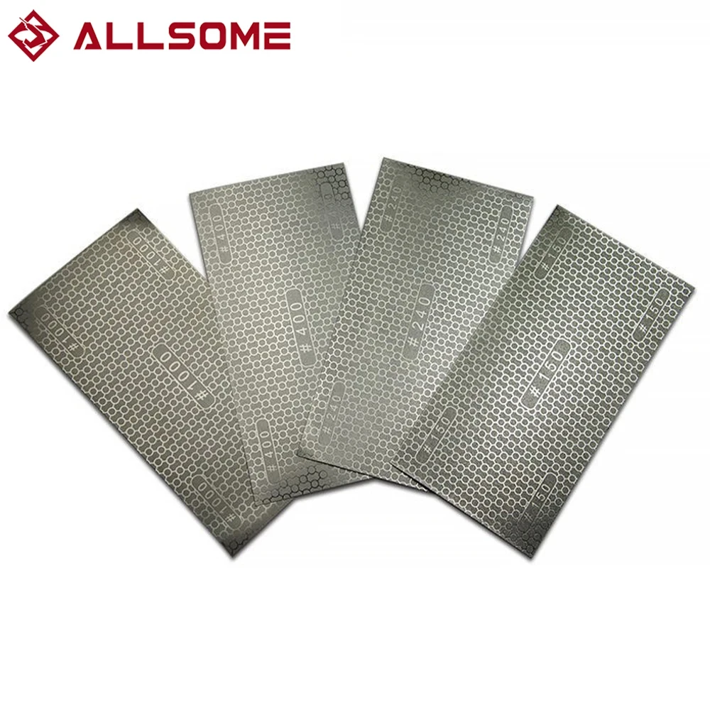 

Diamond Sandpaper Coated Honeycomb Replacement Abrasive Paper Sand Paper Grinding Paper 150# 240# 400# 1000# Grit HT414-417