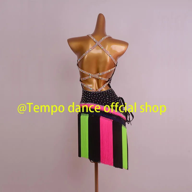 Free Custom Made Size Color Ballroom Competition Dress Women Tango Dresses Standard Ballroom Waltz Dresses Ballroom Dance Dress