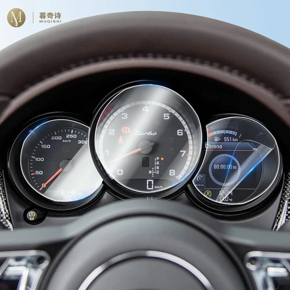 For Porsche Macan 2018-2026 Car Interior Speedometer LCD Screen TPU Nano Protective Film Scratch-Resistant Screen Film PPF Refit