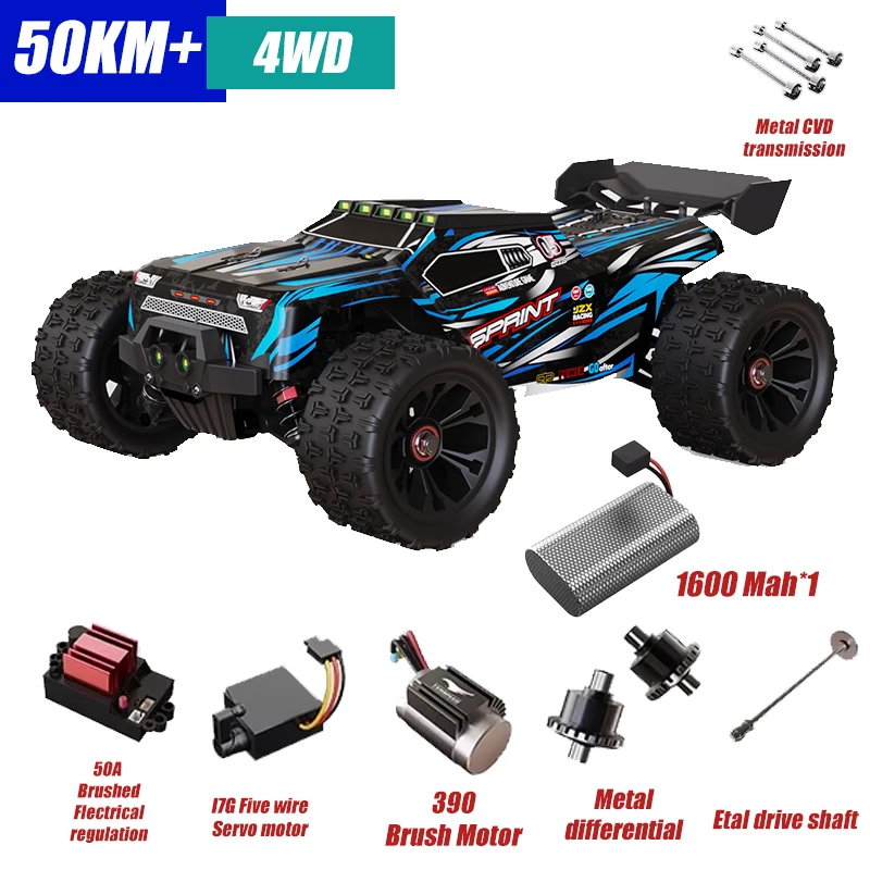 SCY9522PRO 85 km/u hoge snelheid RC auto borstelloze 4WD off-road drift afstandsbediening auto 1:16 professionele racewagens SCY9522 50 km/u