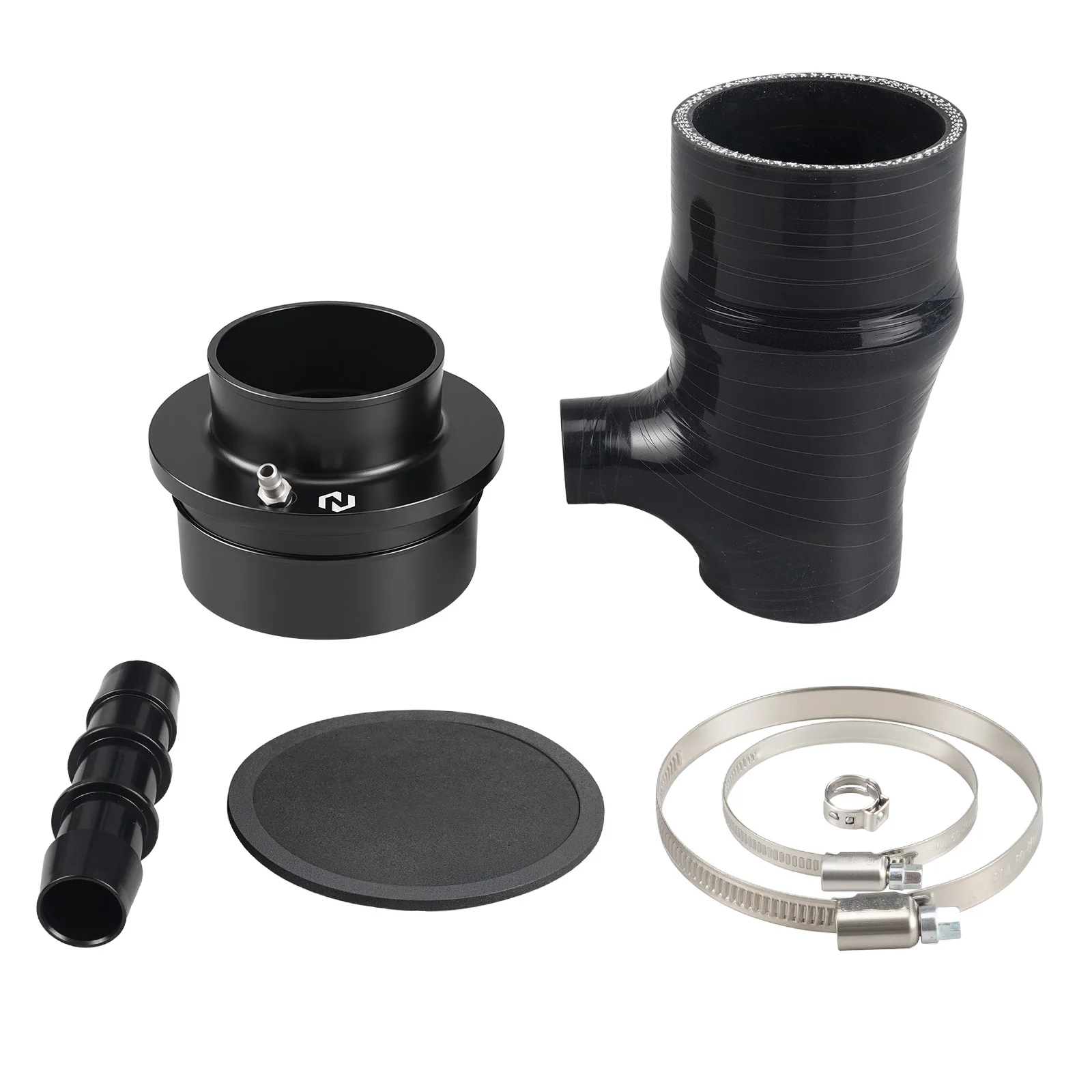 NICECNC Silicone Intake Hose Kit For Can Am Maverick X3 Turbo models 2017-2019 4x4 Max Silicone Aluminum Off-Road Intake System - view 3