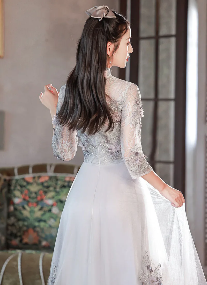 2026 New Collection Luxury Women's Evening Gowns Chinese Style Qipao Cheongsams for Balls & Coming-of-Age Ceremonies