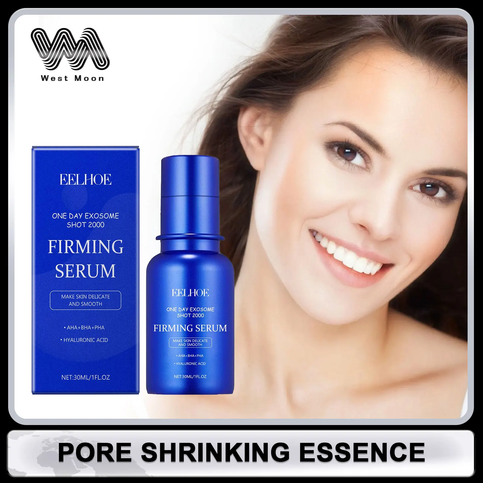 

Firming Face Serum Shrink Pores Tightening Skin Increase Skin Elasticity Essence Fade Fine Lines Nourishing Lifting Facial Serum