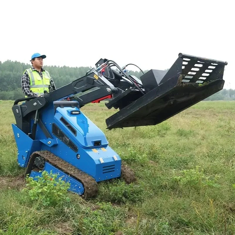 Motor Kompaktlader Günstige Crawler Raupen-Minilader Kleiner Kompaktlader