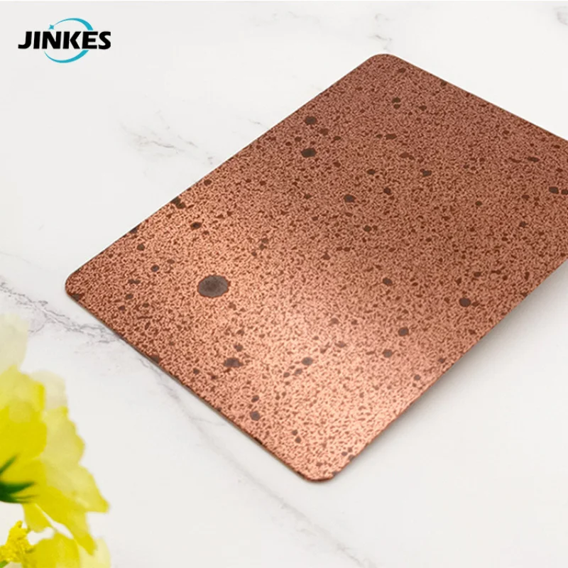 Custom. Stainless Steel Antique copper bronze sheet Hairline stainless steel sheet Anti-Print Shiny