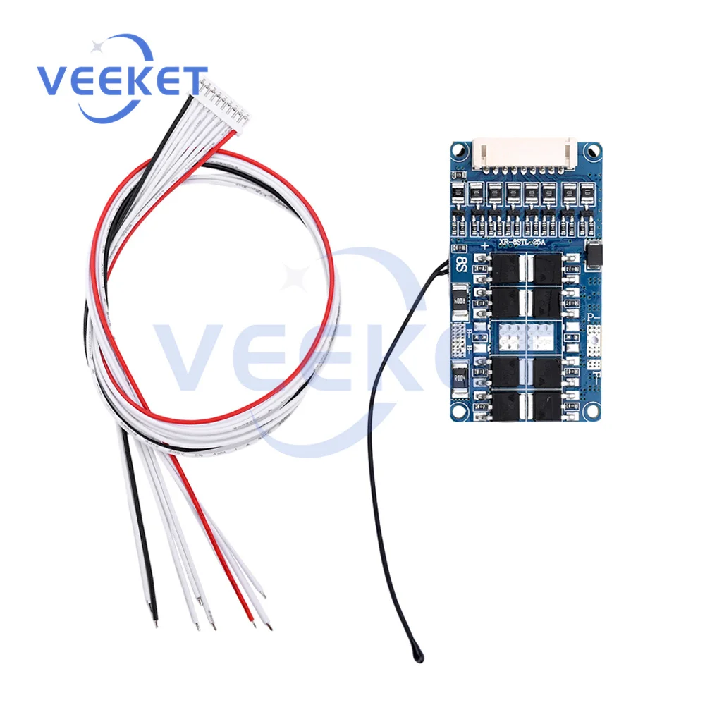 Li-Iron Phosphate Battery Protection Board 8S 24V 15A 20A 25A Power Tool Power Wheelchair Protection Board