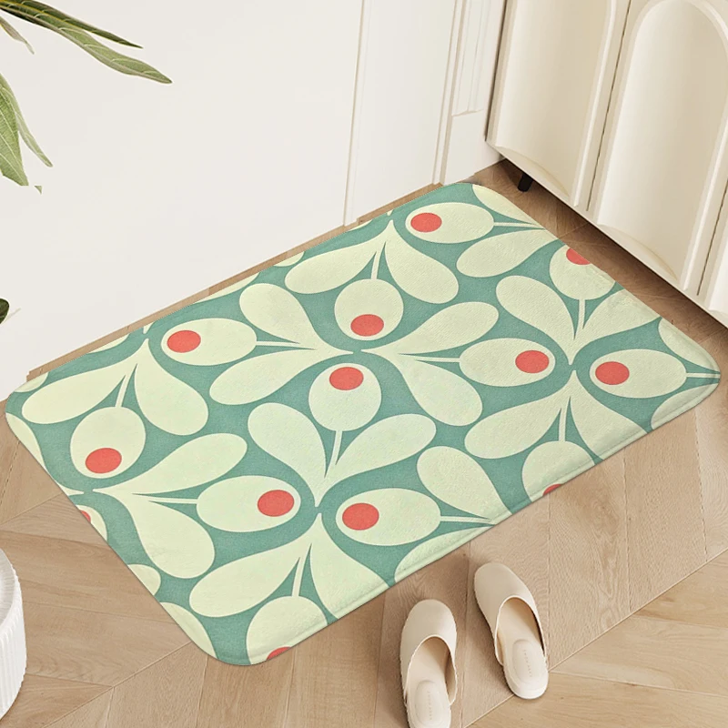 Carpet for Bedroom O-Orla K-Kiely, Funny Doormat Entrance Door, Hallway Foot Mat, Living Room Bath Rug, Room Decorating Items