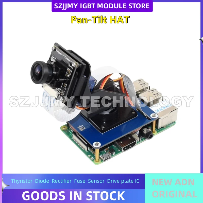 

Raspberry Pi two degree of freedom gimbal expansion board onboard PCA9685/TSL2581 ambient light sensor module