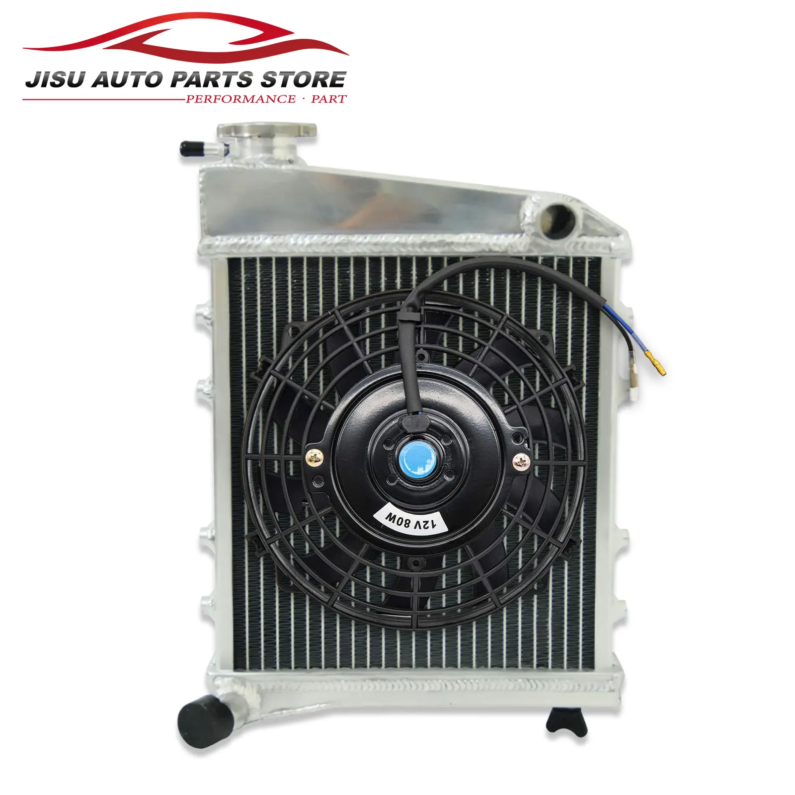 2-Row Aluminum radiator + Fan for Austin Rover Mini Cooper 1967-1991