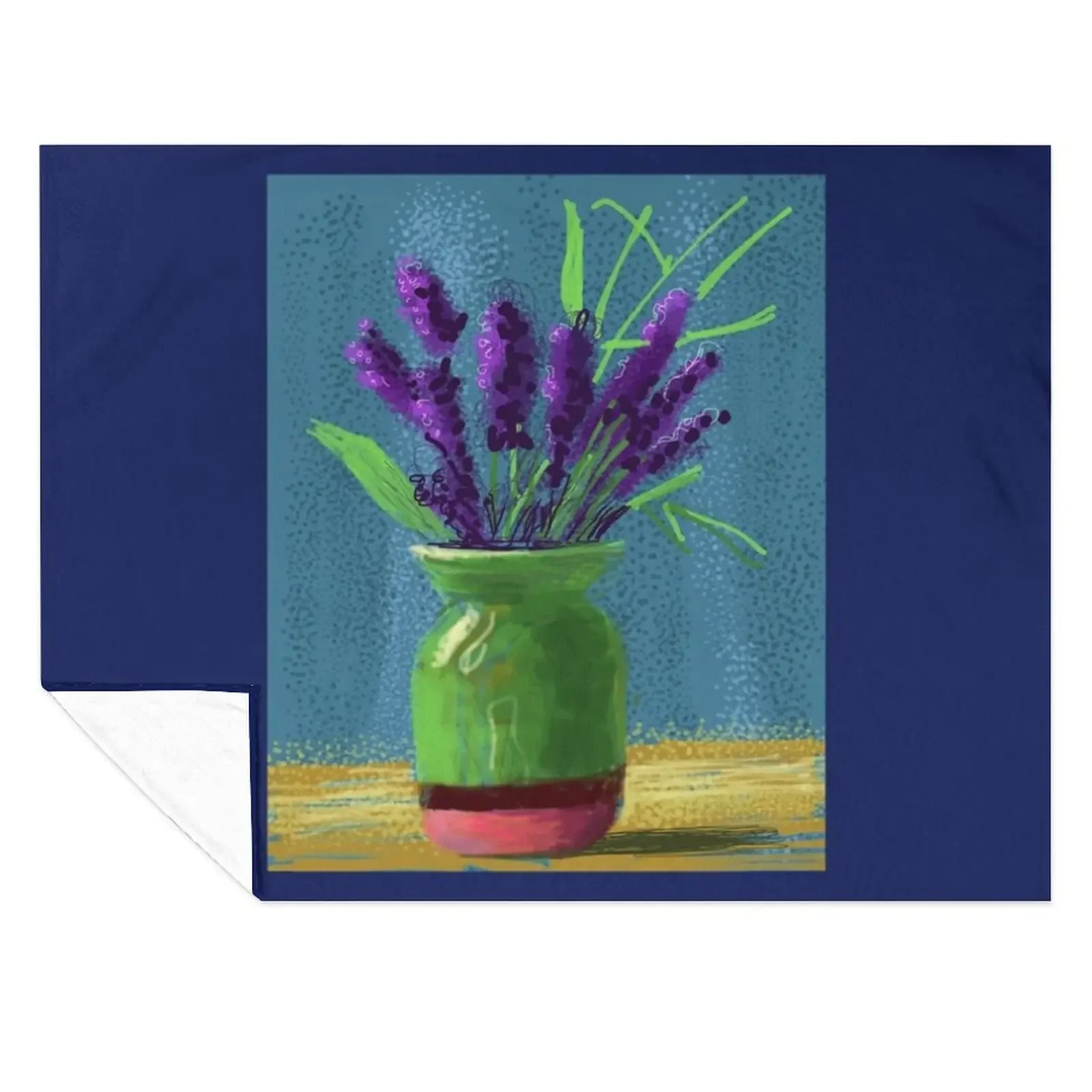 

Purple Lavender Paint Art Throw Blanket Cute Luxury Thicken Sofas blankets and throws Blankets