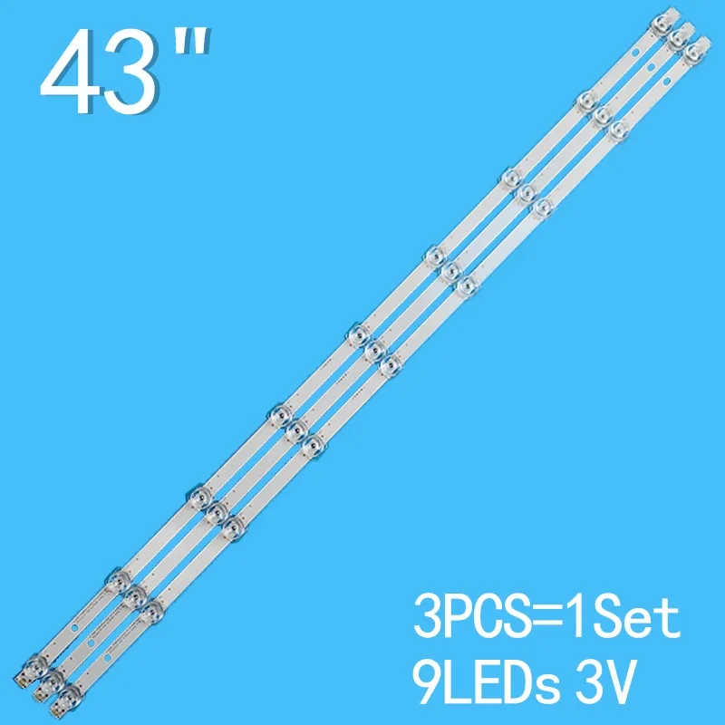 Striscia di retroilluminazione a LED per muslimah 43 r7f 43 h6590f CRH-BX43V1U513030T03098AQ-REV1.3