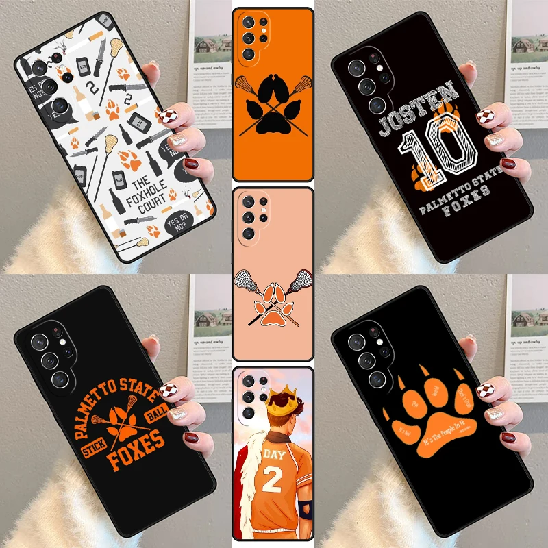 Andreil All for the Game Palmetto State Foxes Phone Case For Samsung Galaxy S23 S21 S20 FE S24 S22 Ultra Note20 S9 Plus Cover