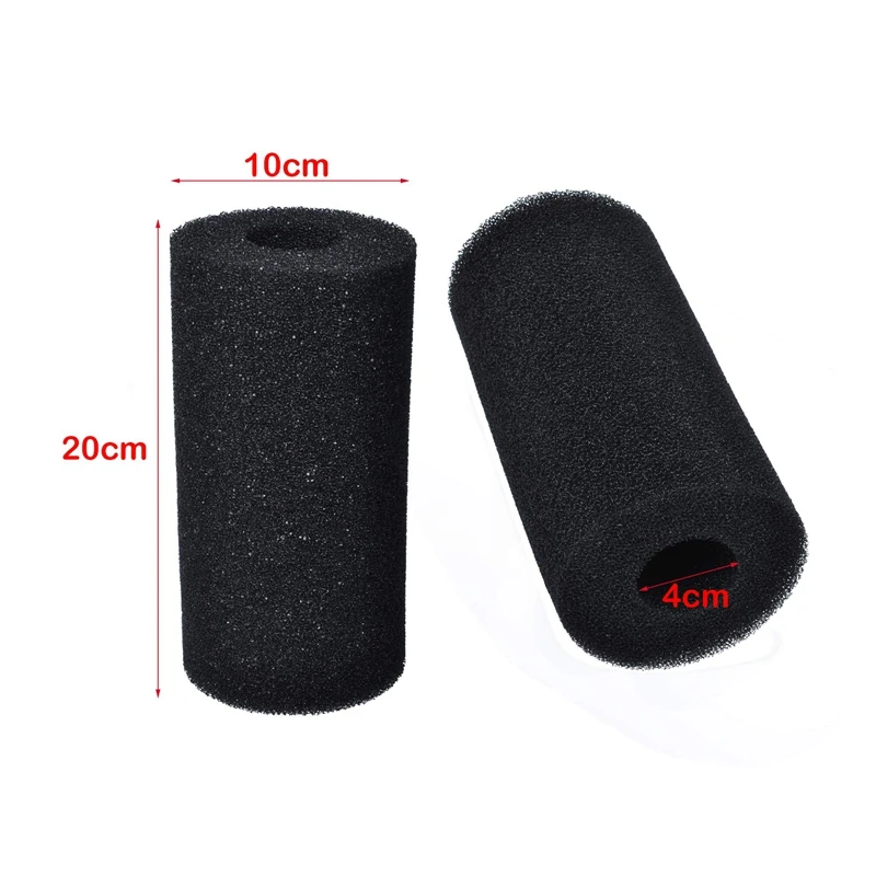 2 Pack Filter Sponge For Compatible With Intex Type A Reusable Washable Hot Tub Swimming Pool Cleaner Tool Compatible