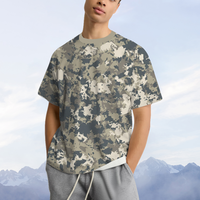 Outdoor Adventure All-terrain Camouflage T-shirts Adult Kids Clothes Breathable Quick-drying Moisture-wicking Street Casual Tops