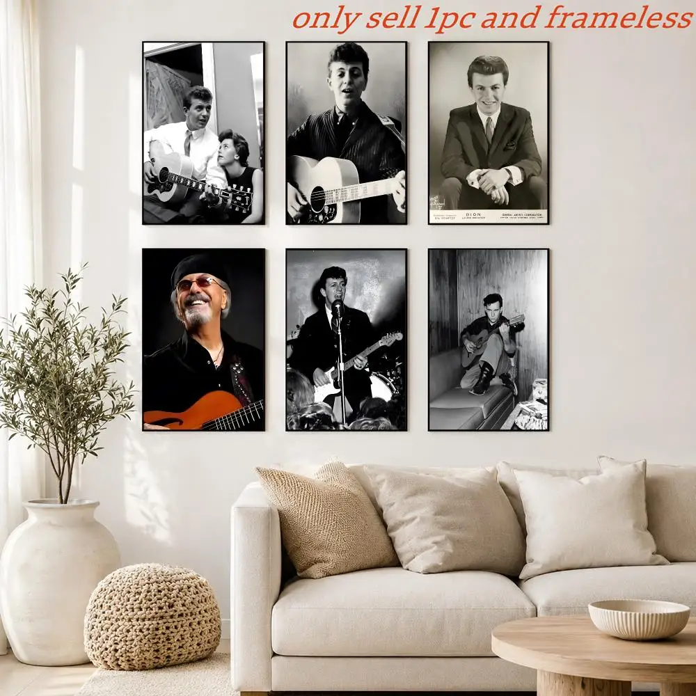 Doo-wop Stars Singer D-Dion Poster Print Home Living Room Bedroom Entrance Bar Cafe Art Painting Decora