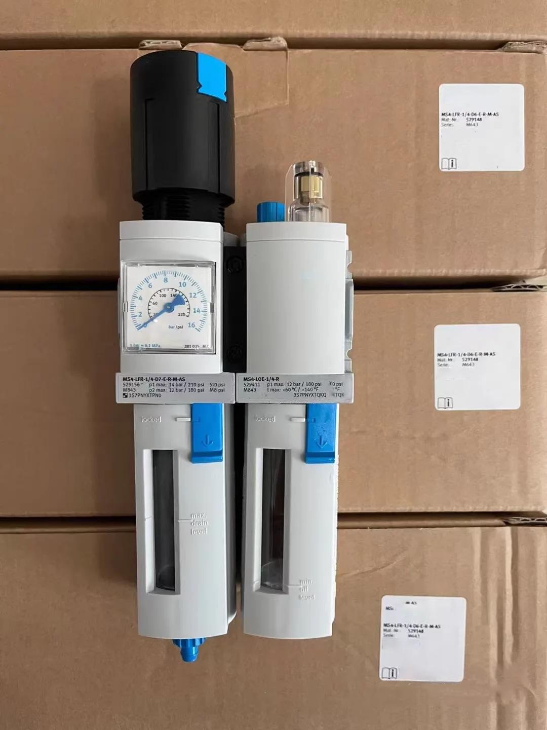 Lubrificatore MS4-LOE-1/4-R 529411, nuovo di zecca, originale dalla Germania