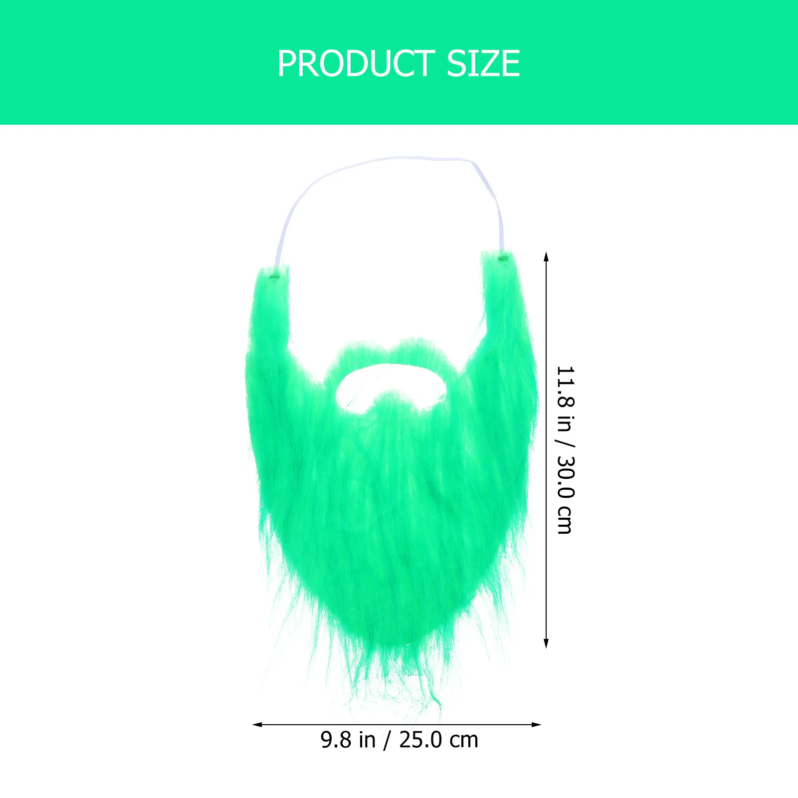 2 pçs fiapos barba falsa unisex masquerade festa cosplay acessório ajuste ajustável dia de são patrício falso bigode cosplay barba