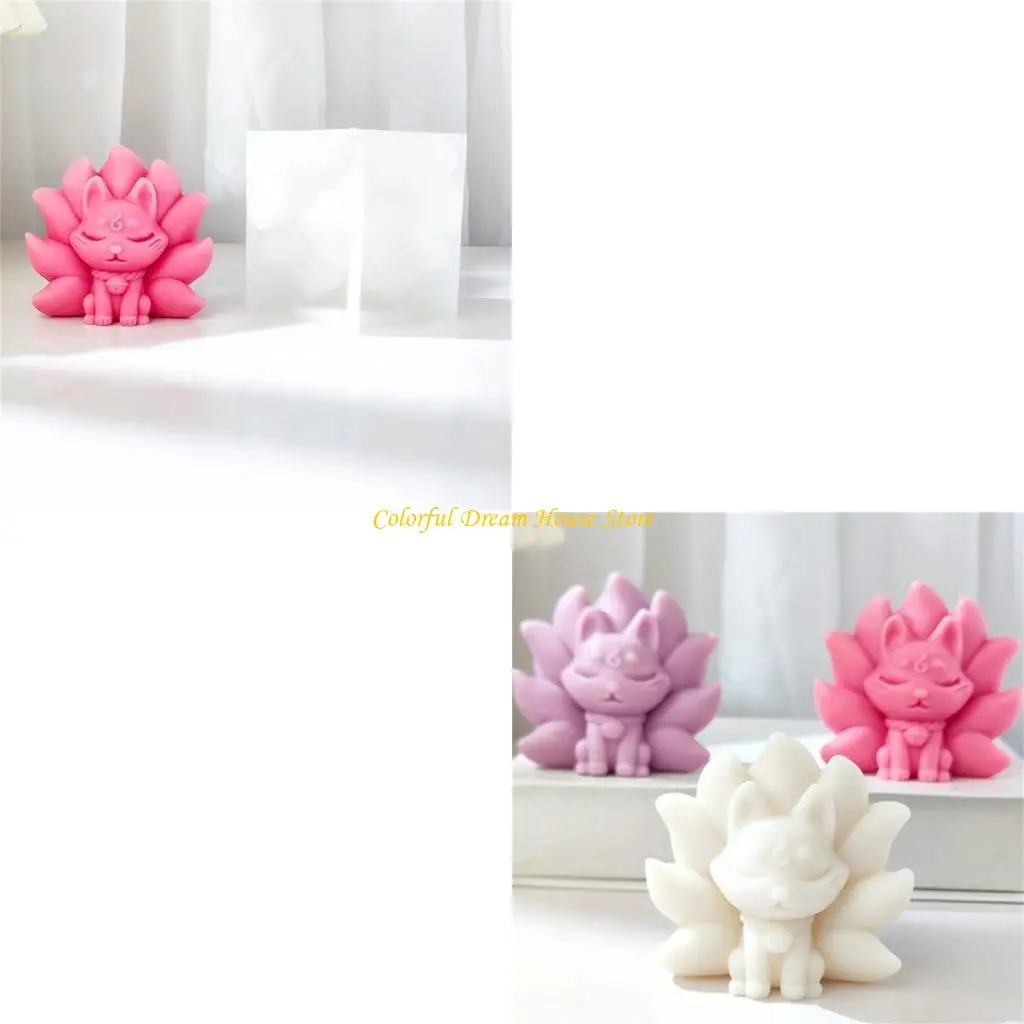 

Crafting Moulds Nine-Tailed Silicone Resin Mold Soap Making Mold