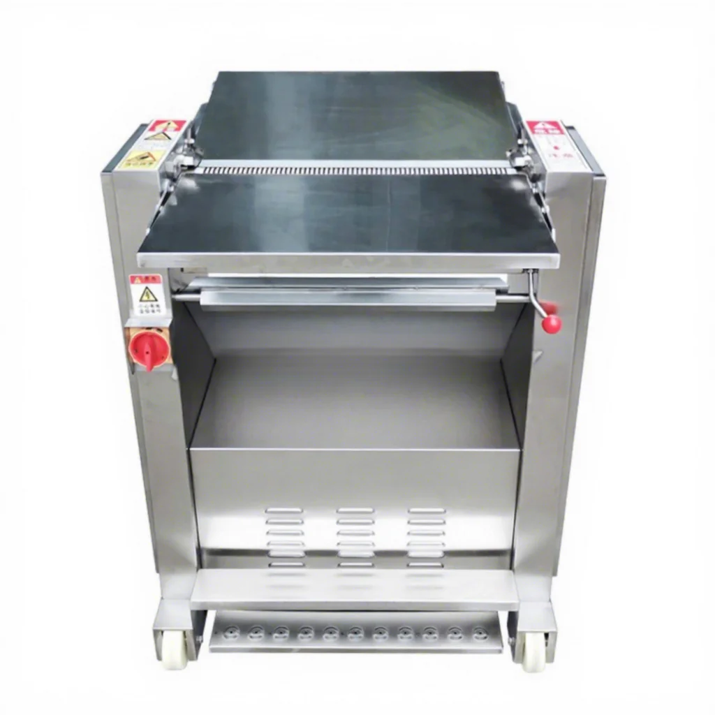 New Fully Automatic 304 Stainless Steel Pork Beef Mutton Peeling Slicing Machine