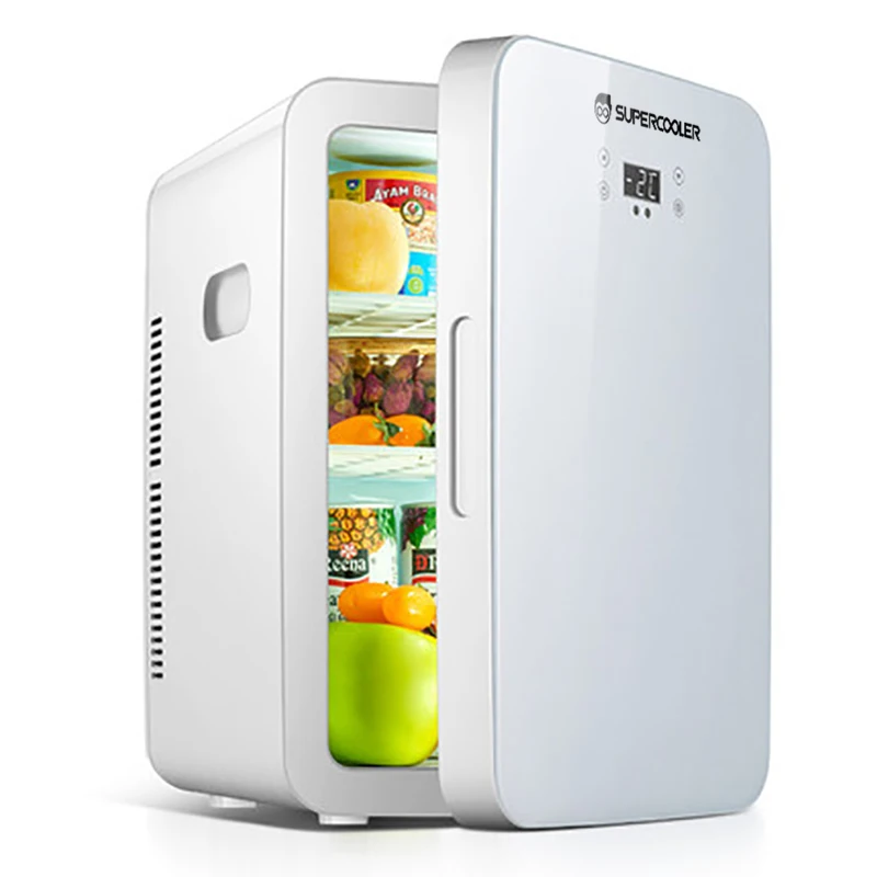 

Open Fashion Plastic Mini Cosmetic Fridge Portable Cooler for Cosmetics Beverages Food & Medicine