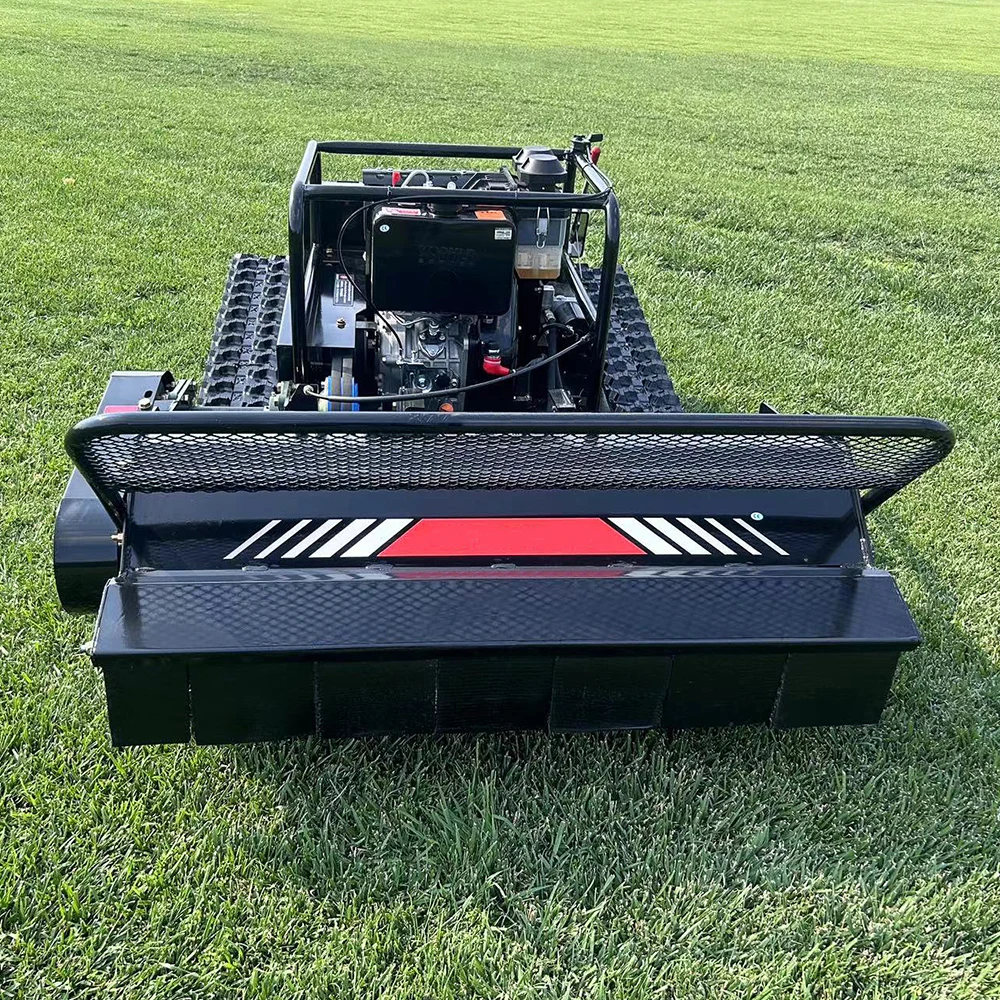 عرض القطع 80 سنتيمتر 100 سنتيمتر 120 سنتيمتر التحكم عن بعد جزازة الزاحف جزازة flail #4