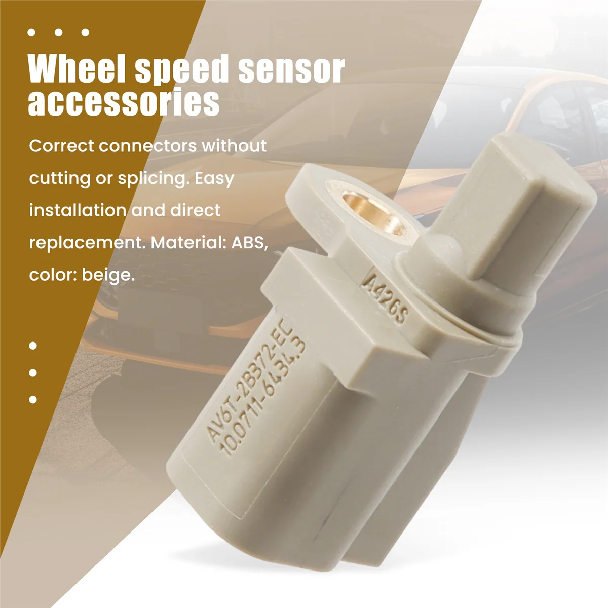 Rad geschwindigkeit sensor abs sensor für fokus mk3 C-MAX kuga transit av6t2b372ec AV6T-2B372-EC