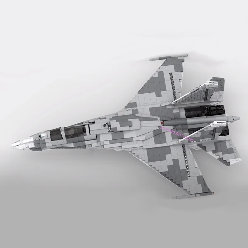 NEW 1659PCS WW2 Military MOC Sukhoi SU-35 Flanker warship DIY creative ideas high-tech Children Toy Gift Fighter Plane Blocks