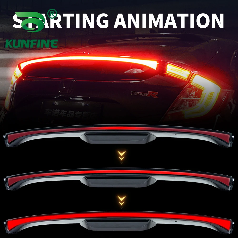 Pair Of Car Tail Light Assembly For Honda Civic 2016-2021 LED Brake Signal light Car led Tail light Tuning Parts