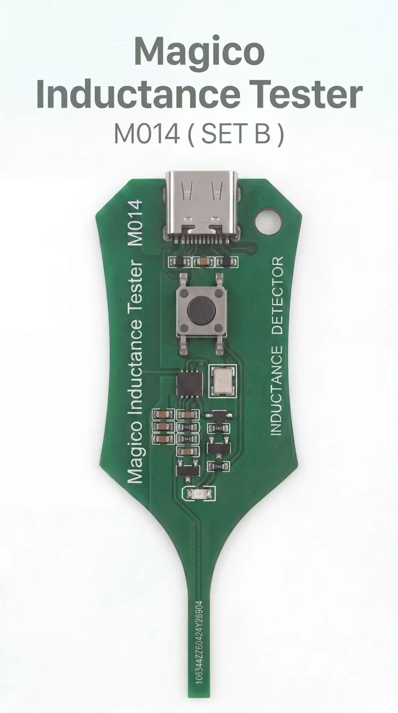 Magico Elektromagnetischer Frequenzanalysator USB Typ-C 5V Betriebener Induktivitätstester für Berührungslose Prüfung von Induktoren – Detail 2