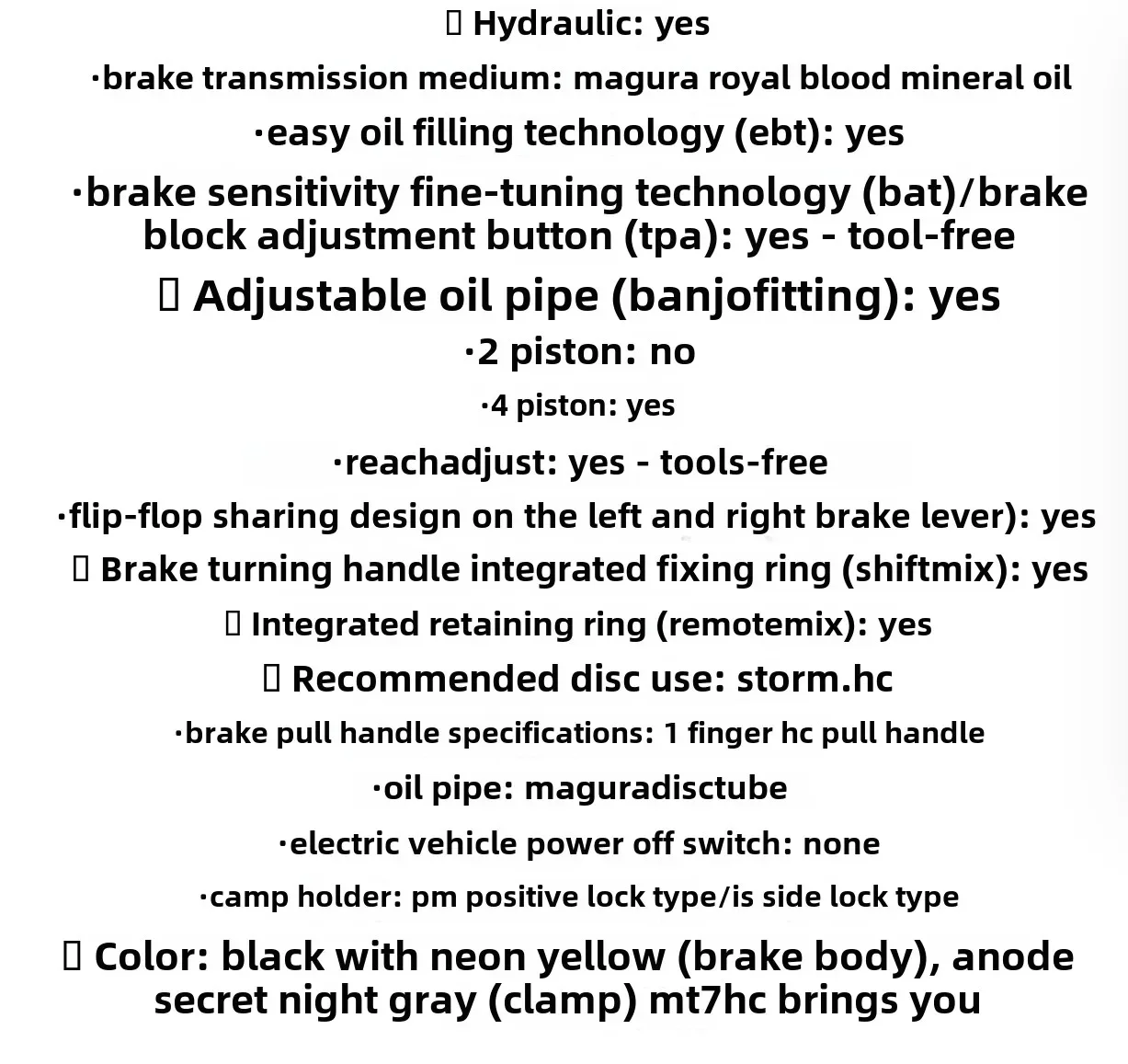"الفرامل القرصية الهيدروليكية Magura MT5 - نظام الكبح 4-Piston Trail/Enduro MTB" #5