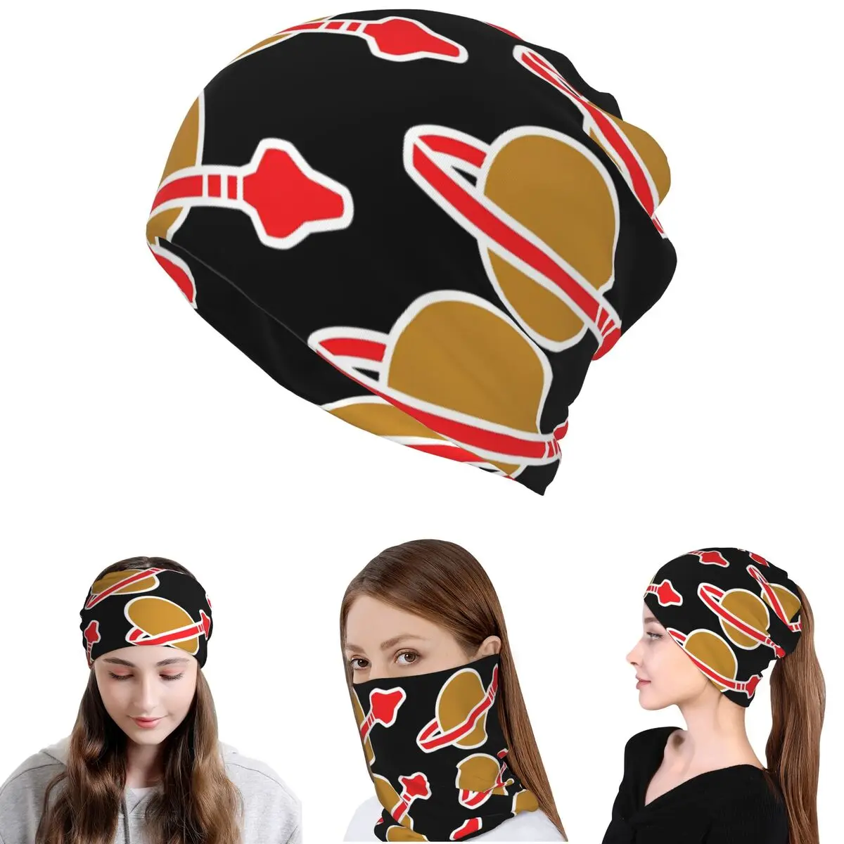 

Classic Space Logo Bandana Neck Gaiter Magic Scarf Multi-use Headband Beanies Hat Unisex Adult Windproof