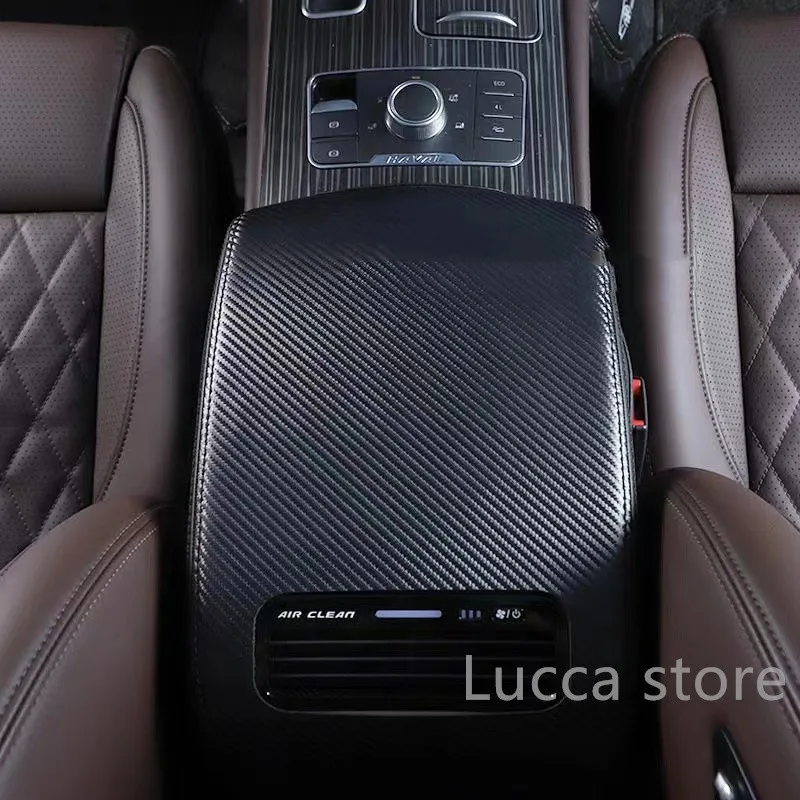 For HAVAL H9 2016-2022 Accessories Car Central Armrest Cover Leather Storage Box Protective Pad Interior Modification