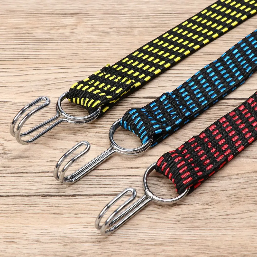 Elastics Rubber Luggage Rope Cord Hooks Bikes Rope Tie Bicycle Luggage Roof Rack Strap Fixed Band Hook Bicycle Motorcycle