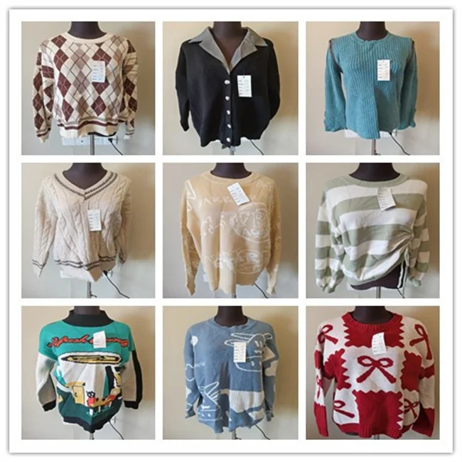 

Vintage A6 Women's Loose Sweater Jaet Autumn Winter Sle Lazy Faion Japanese System Versatile Warm Long Sve Woolen