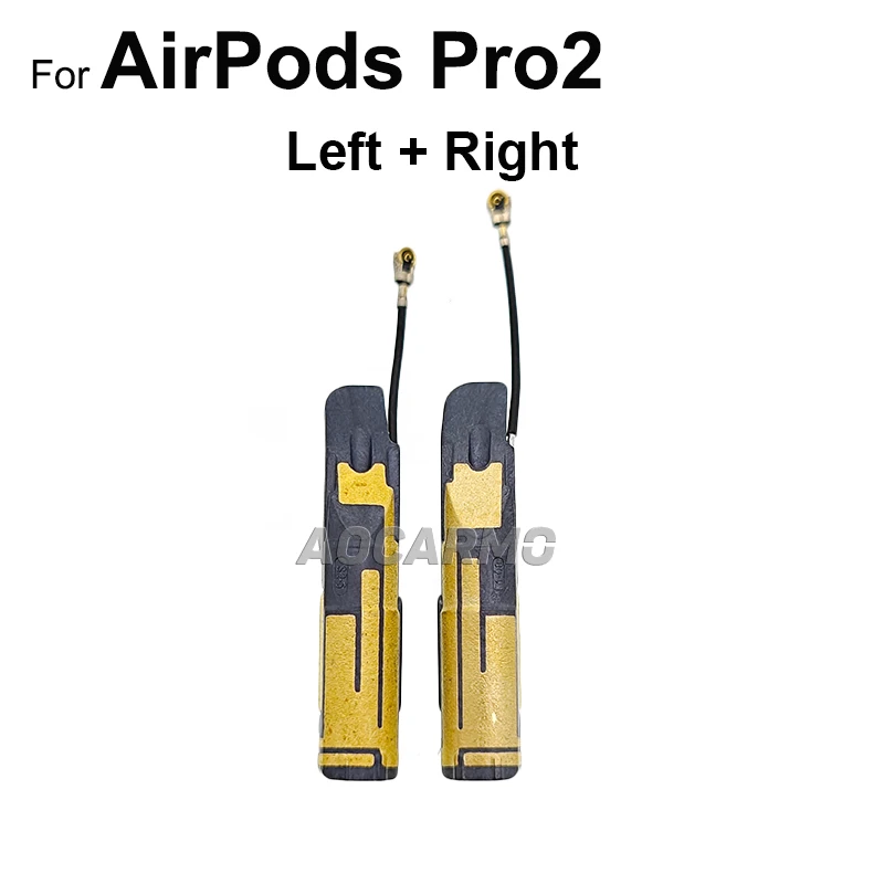 Aocarmo Left + Right Wireless Headphone Bluetooth Antenna Flex For Apple AirPods Pro Pro2 Replacement Parts