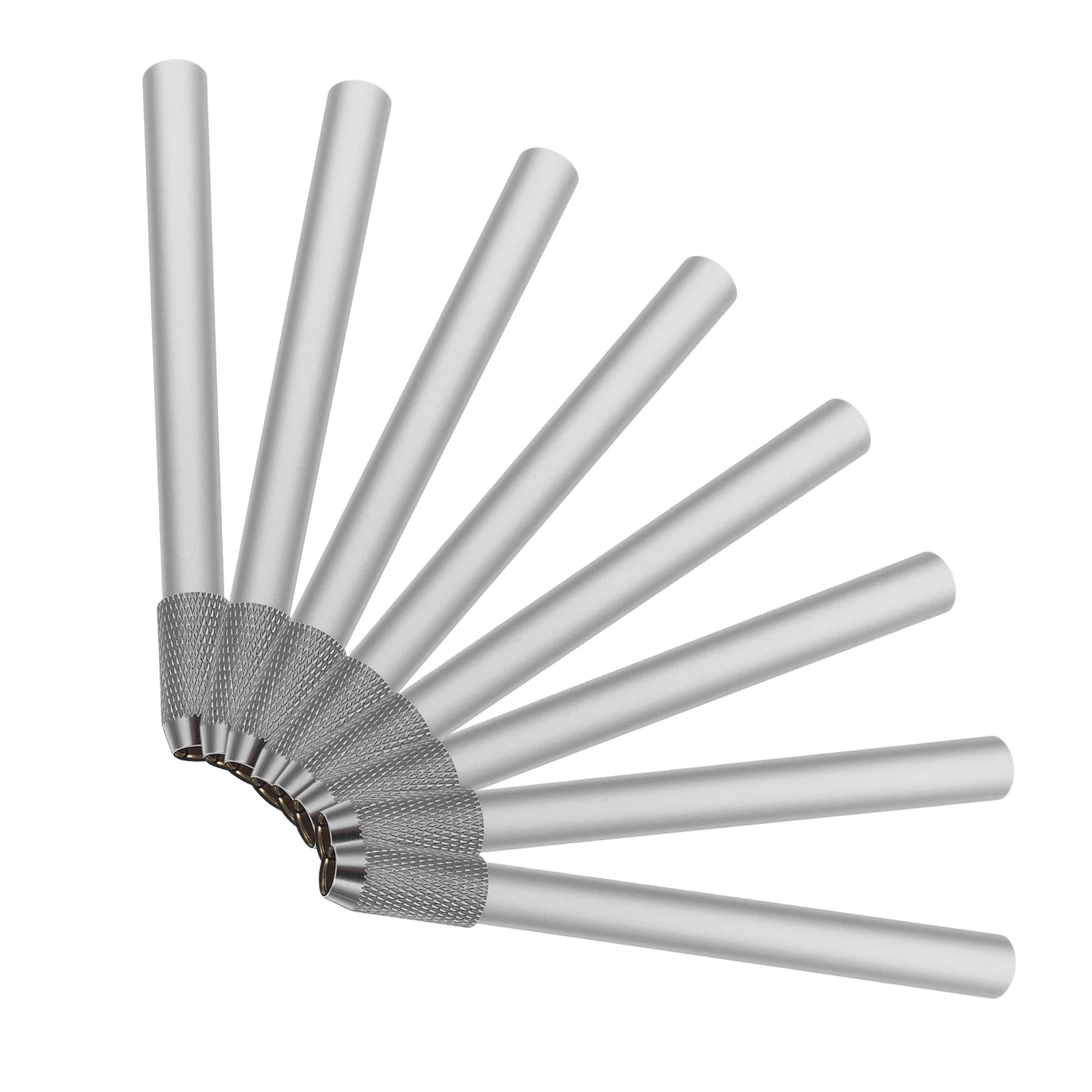 

Pencil Extender for Artists 8Pcs Metal Write Tool Extension Adjustable Holder for Short Pencils Office School