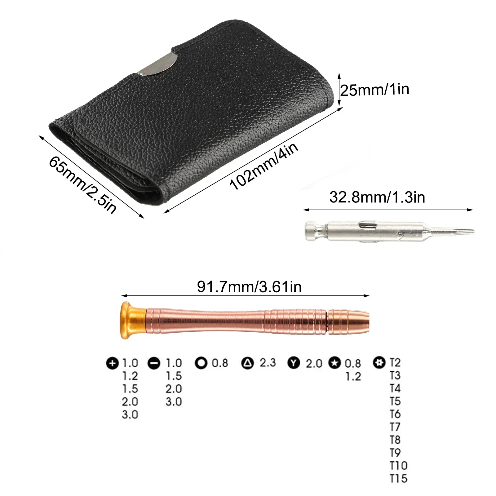 Mini Precision Screwdriver Set 25 In 1 Electronic Torx Screwdriver Opening Repair Tools Kit For Phone Camera Watch Tablet PC