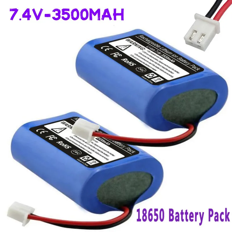 100% New. Rechargeable Lithium Battery Amplifier, 7.4 V, 3500 MAH,  Power Supply  Toy Accessories, Reinforced Concrete, 2s1p,