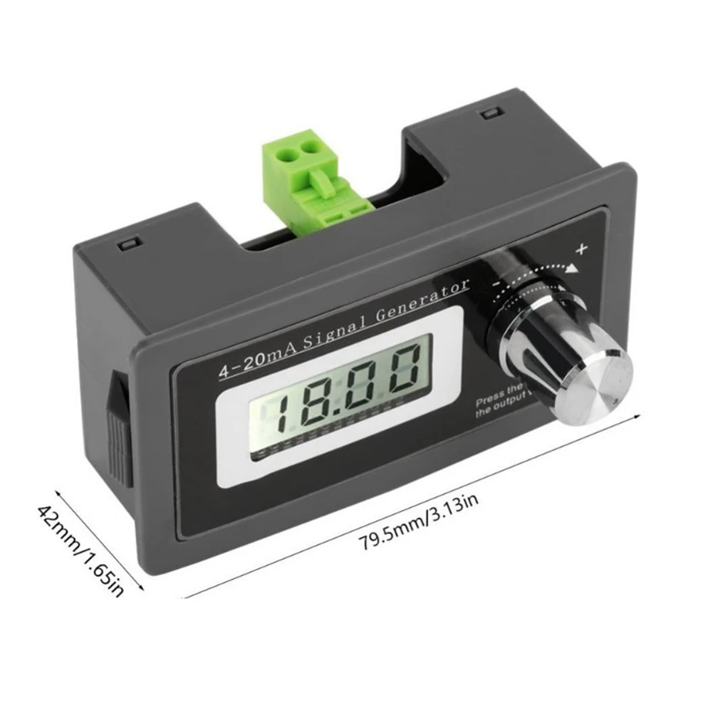 1 Piece Signal Generator 4-20MA Current Loop Signal Generator 0.01 Precision Two-Wire PLC Instrument-N35R